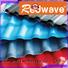 insulation bright red plastic spanish roof tiles brick red Redwave company