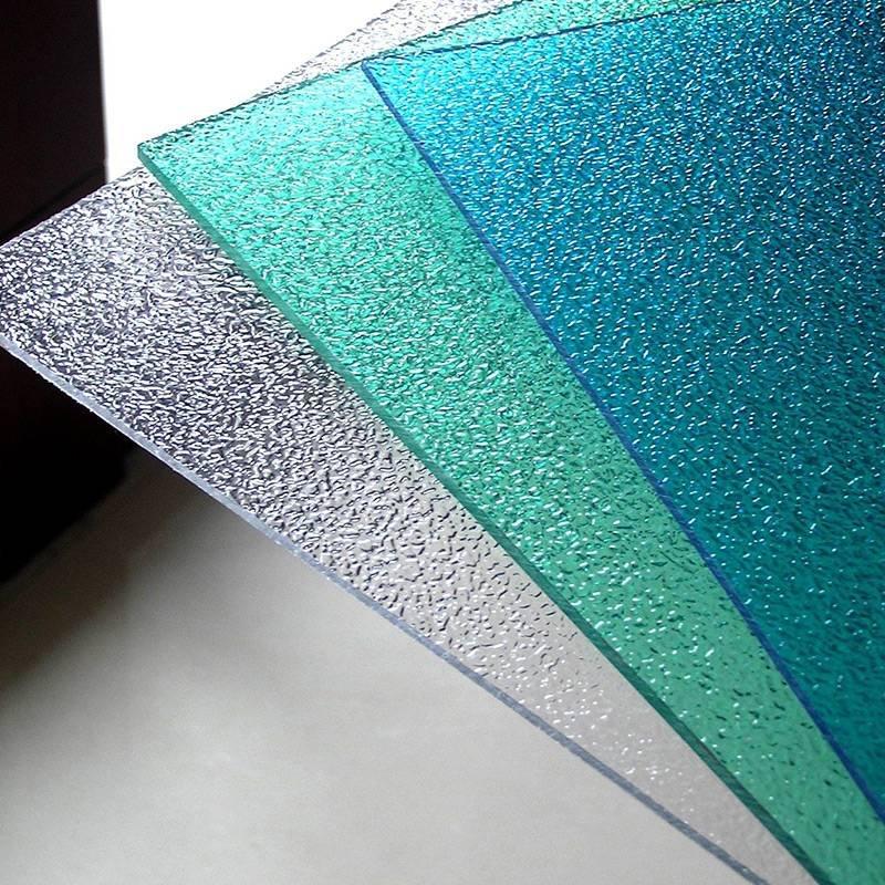 Redwave Polycarbonate embossed sheet diamond texture