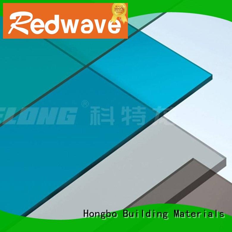 Redwave newly clear polycarbonate sheet inquire now for ocean hall