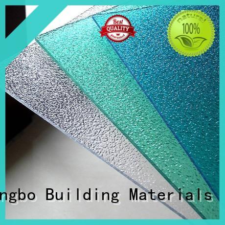 polycarbonate sheet corrugated in bulk for scenic buildings