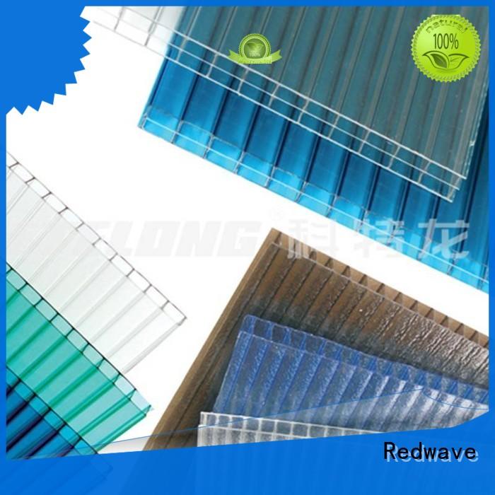 Redwave matte polycarbonate roof from China for scenic shed