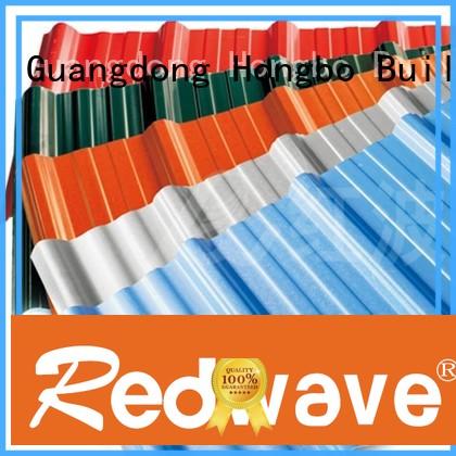 Redwave ASA PVC roofing sheet , long lifetime, heat insulation, corrosion resistance, color lasting