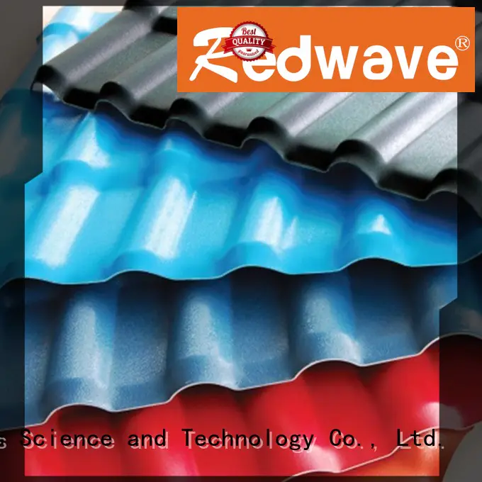 Redwave Brand roof resin redwave spanish tile roof manufacture