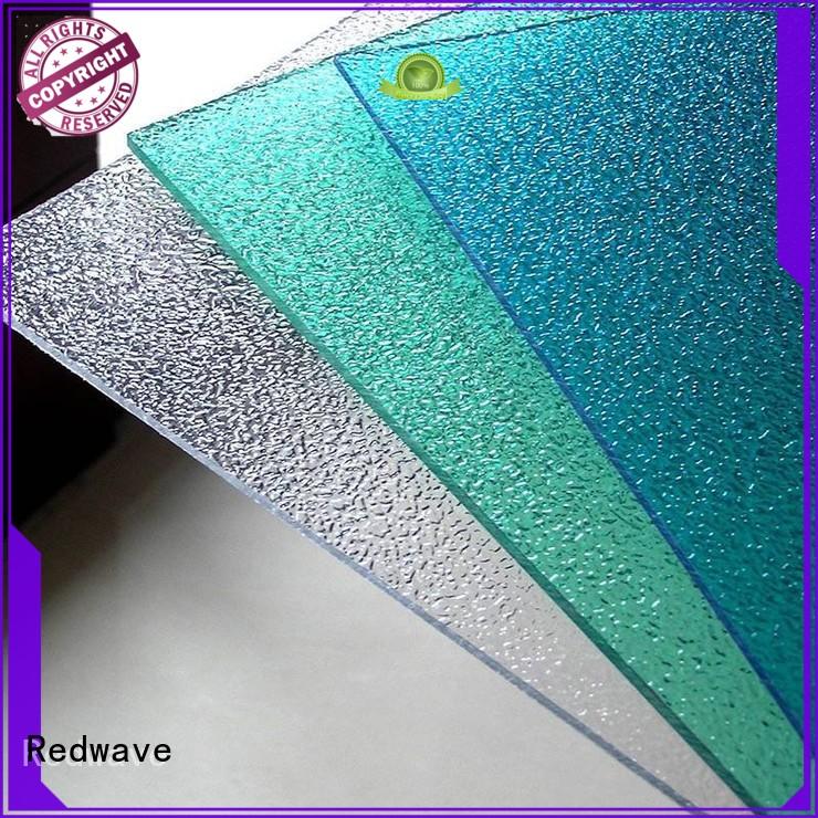 Redwave raindrop clear polycarbonate sheet with certification for factory