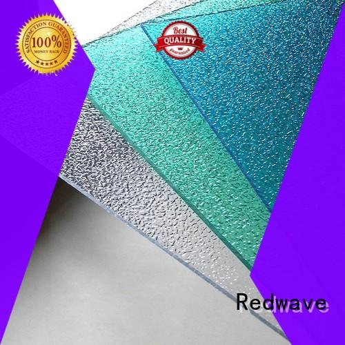 Redwave corrugated clear polycarbonate sheet with good price for factory