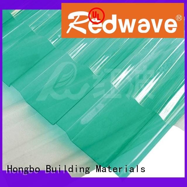 Redwave diamond polycarbonate roof from China for housing