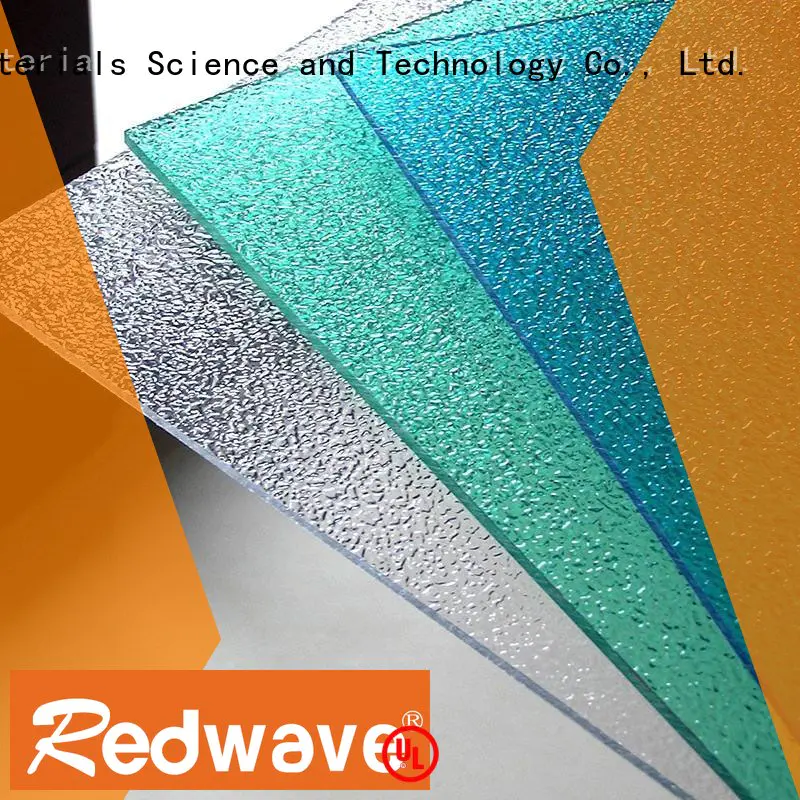 green polycarbonate 0.8mm Redwave Brand polycarbonate roof sheeting prices factory
