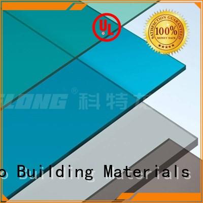 Redwave matte polycarbonate panels certifications for housing