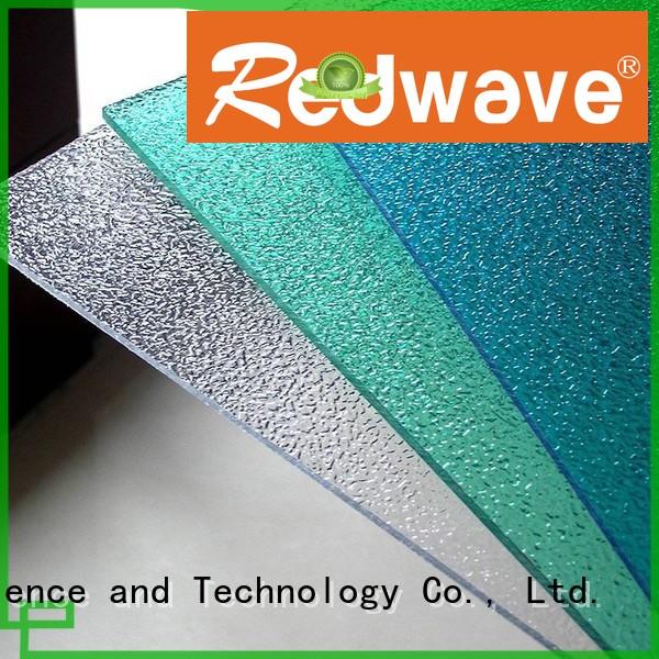 Hot polycarbonate roofing sheets hollow Redwave Brand