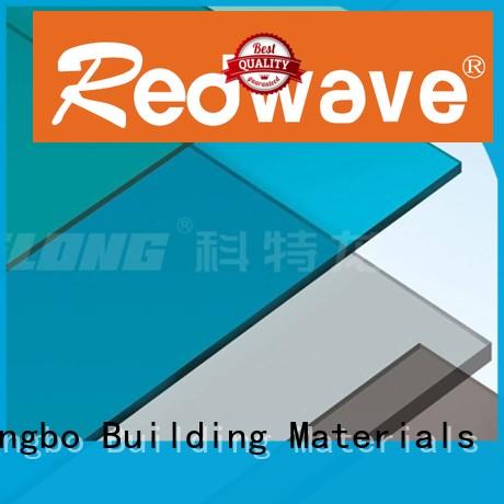 Redwave superior clear polycarbonate sheet with good price for factory