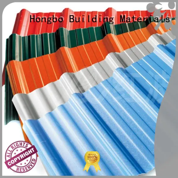 Redwave stable corrugated plastic roofing sheets for-sale for scenic buildings