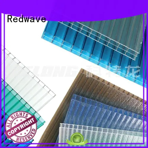 polycarbonate sheet striped for scenic buildings Redwave
