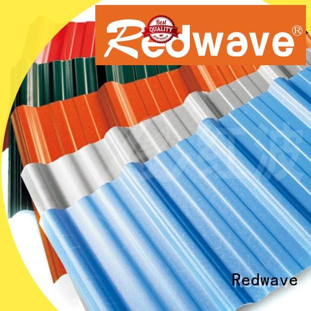 Redwave upvc corrugated plastic roofing sheets directly sale for workhouse