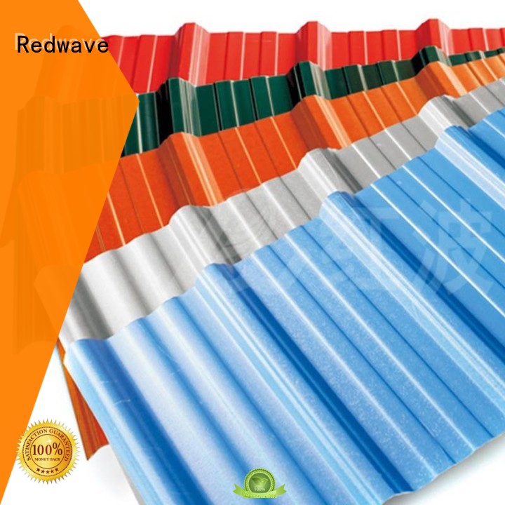 Redwave long corrugated plastic sheets factory price for housing