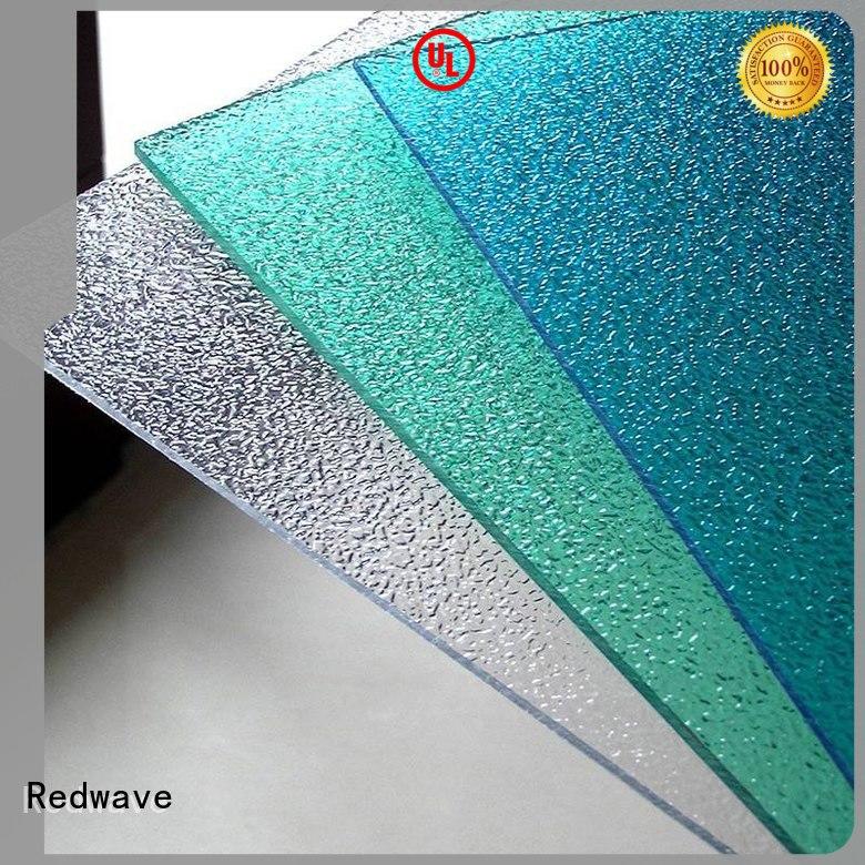 Redwave eco-friendly clear polycarbonate sheet with good price for ocean hall