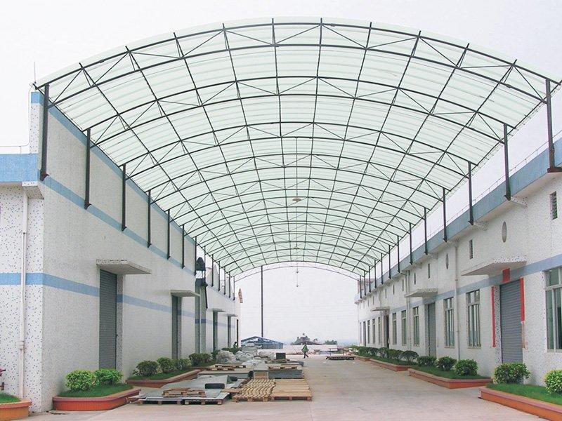 FRP roofing sheet project in Foshan  1.2mm , 3000M2