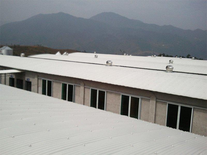 Pvc roofing sheet project in Henan, 2.5mm, 120000M2