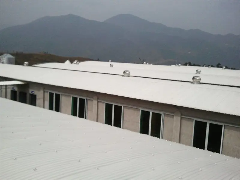 Pvc roofing sheet project in Henan, 2.5mm, 120000M2