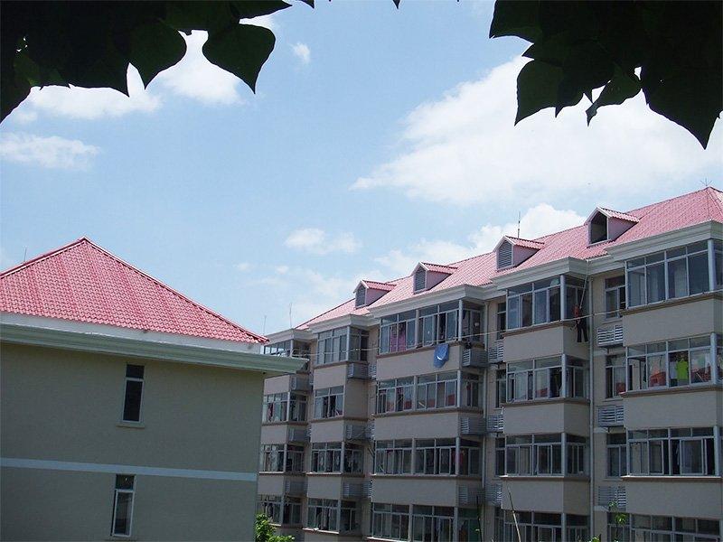 Synthetic resin roof tile project in Tibet, 3.0mm, total 100000M2
