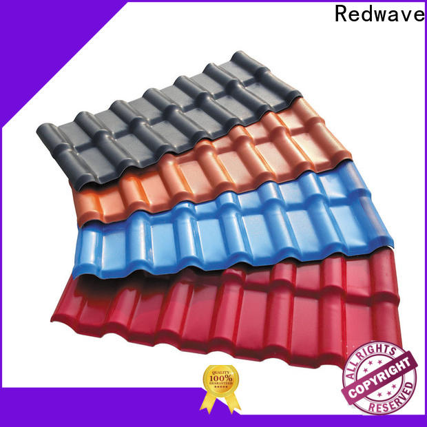 Redwave lasting resin roof tiles certifications for residence