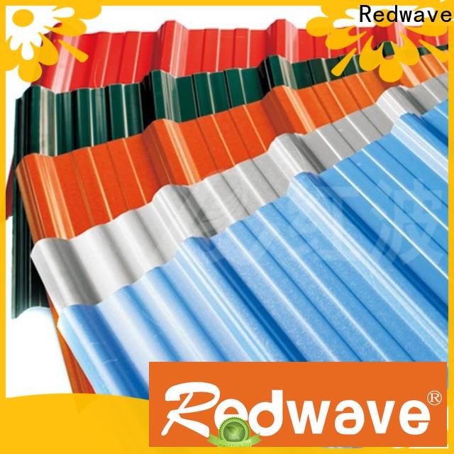 Redwave lifetime corrugated plastic roofing sheets factory price for factory