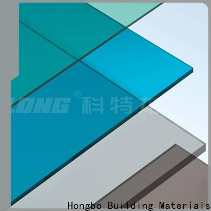 clear polycarbonate sheet solid with good price for factory