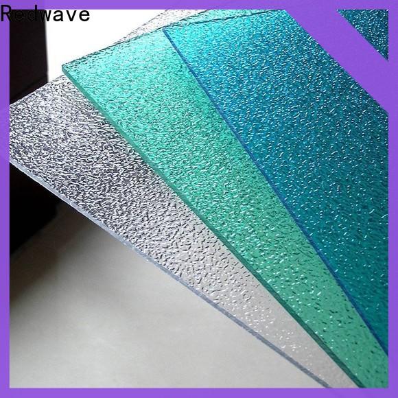 Redwave affordable polycarbonate roofing sheets certifications for scenic shed