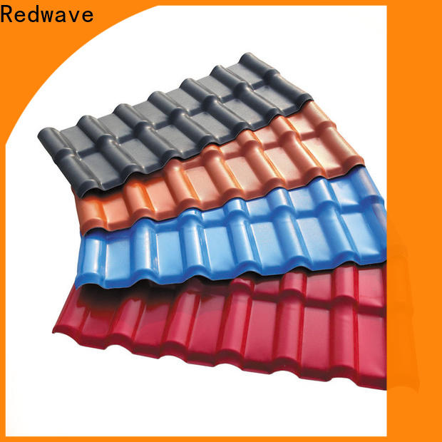 Redwave insulation synthetic resin roof tile with certification for housing