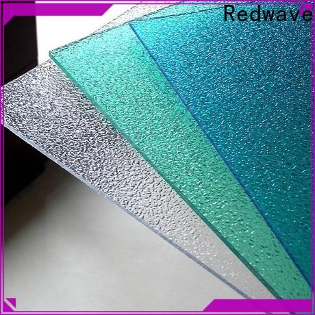 Redwave best-selling polycarbonate sheet with good price for scenic buildings