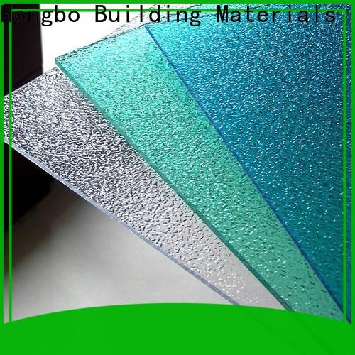Redwave texture polycarbonate sheet with certification for factory