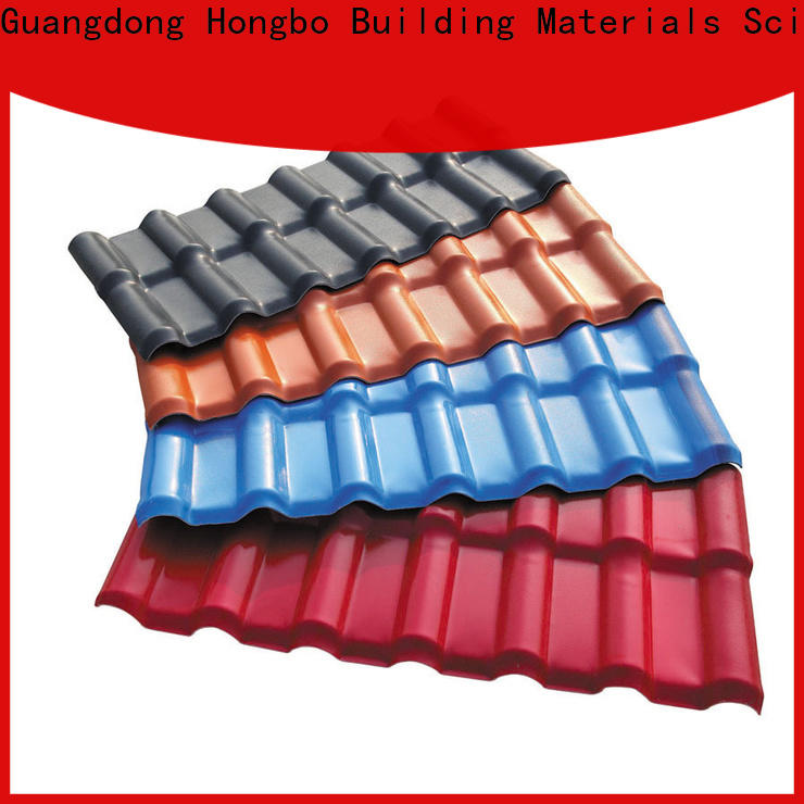 Redwave corrosion synthetic resin roof tile with cheap price for scenic buildings