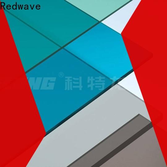 Redwave solid polycarbonate roofing sheets factory price for scenic buildings