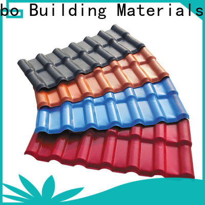 eco-friendly corrugated plastic roofing tile for housing