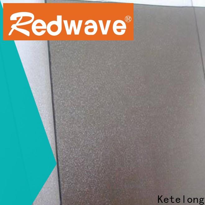 Redwave eco-friendly polycarbonate sheet price supplier for shopping malls