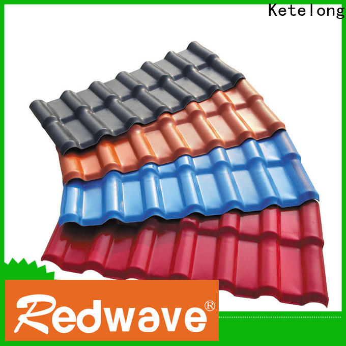 Redwave eco-friendly synthetic resin roofing factory price for residence