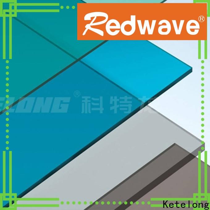 Redwave best polycarbonate sheet for roofing from China for military buildings