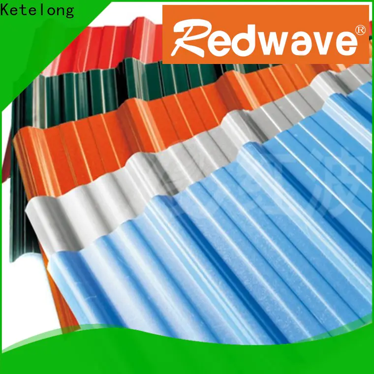 Redwave pvc corrugated roofing sheets company for factories