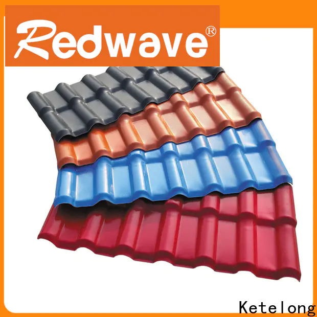 Redwave asa synthetic resin roof tile factory price for factory