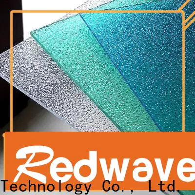 Redwave hot selling corrugated polycarbonate sheets factory for large temporary facilities