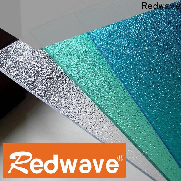 Redwave polycarbonate sheet for sale factory for large temporary facilities