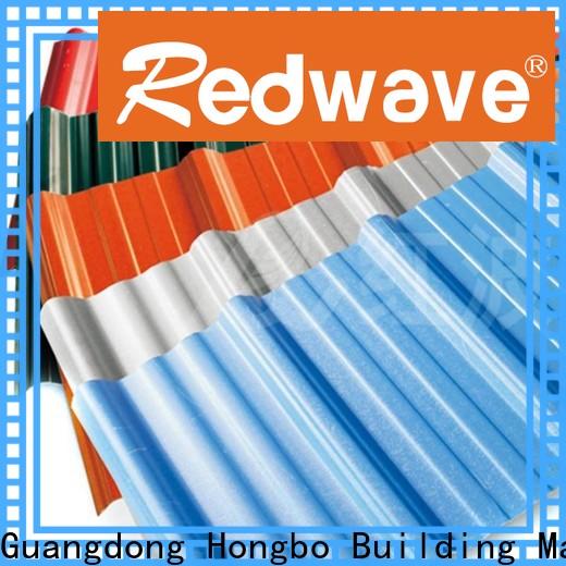 Redwave high quality black pvc roofing sheets manufacturer for sports facilities