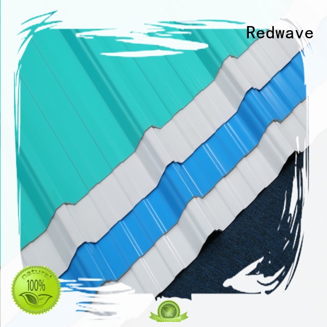 Redwave eco-friendly corrugated plastic roofing directly sale for workhouse
