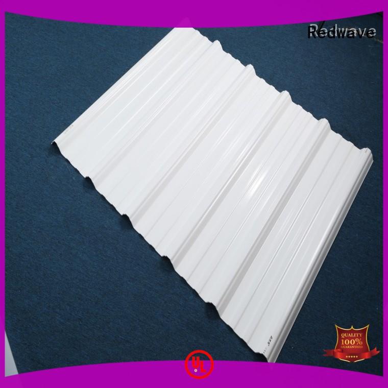 Redwave stable corrugated plastic roofing free quote for factory