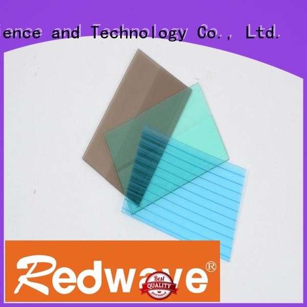 green polycarbonate roofing sheets 3.0mm solid quality Redwave company