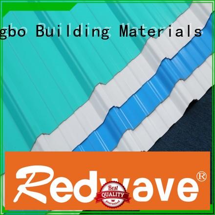 Redwave upvc roofing sheets from China for scenic shed