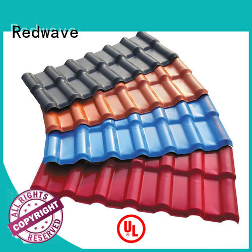 Redwave inexpensive synthetic resin roof tile order now for residence
