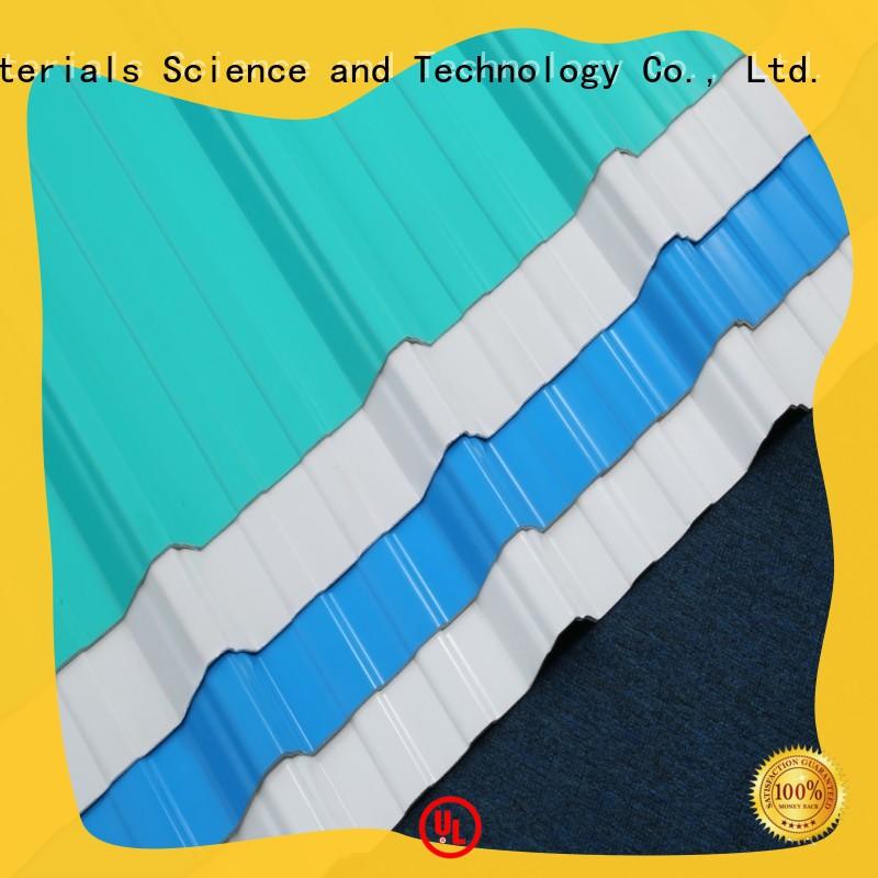 eco-friendly corrugated plastic roofing sheets redwave widely use for factory