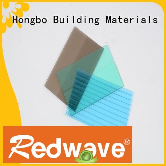 Redwave polycarbonate sheet with good price for scenic shed