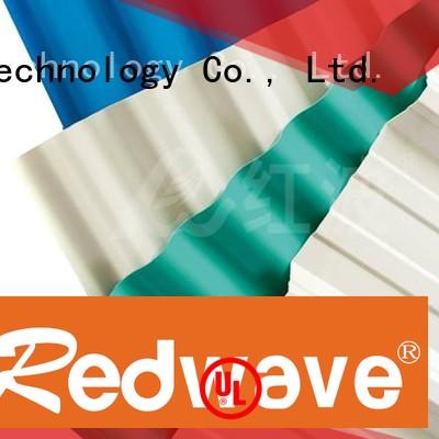 lasting Custom color upvc pvc roofing sheets Redwave roofing