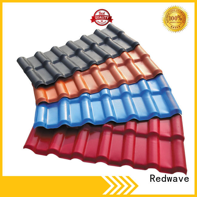 low cost corrugated plastic roofing redwave with cheap price for housing